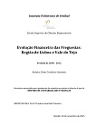 Capa miniatura Evolução Financeira das Freguesias: Região de Lisboa e Vale do Tejo: período de 2009 - 2012