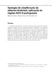Capa miniatura Tipologia de classificação de sistemas territoriais: aplicação às regiões NUTS III portuguesas