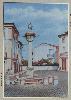 Postal Ilustrado do Pelourinho e Praça Alexandre Herculano de Constância