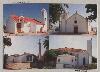 Postal Ilustrado da Igreja de Malpique, da Igreja Paroquial de Santa Margarida da Coutada, Capela de Santo António e Igreja da Portela