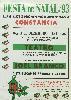 Cartaz Festa de Natal ano de 1993