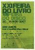 Cartaz Promocional da XXI Feira Livro e XII Feira do Disco