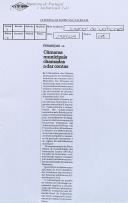 Recortes de Imprensa Maio 2003
