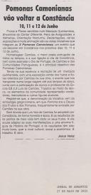 Recortes de Imprensa maio de 2005